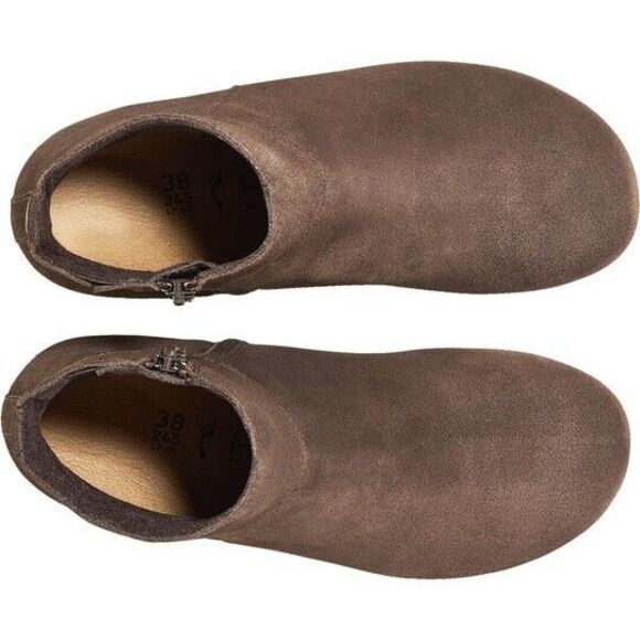Papillio Birkenstock Ebba Suede Leather Wedge Ankle Boots Roast US 10 ER 41 NEW - Picture 12 of 12
